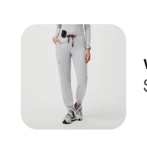 Zamora high waisted fig joggers. Xl petite cement color